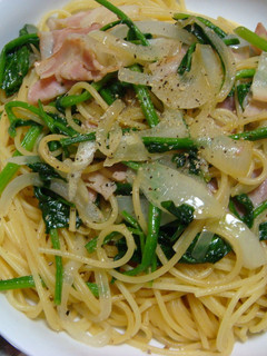 ほうれん草とベーコンのあっさりパスタ-レシピのメイン写真