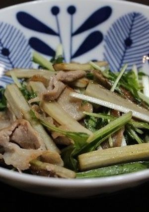 焼きごぼうと豚肉のサラダ-レシピのメイン写真