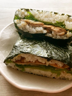 【朝食】焼肉おにぎらず-レシピのメイン写真