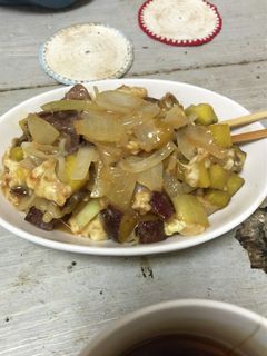 たっぷり玉ねぎとさつまいもチーズ炒め-レシピのメイン写真