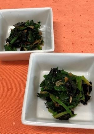 ほうれん草のなめ茸あえ-レシピのメイン写真