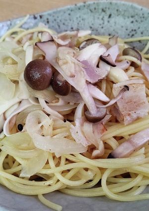 きのこ2種のパスタ。-レシピのメイン写真