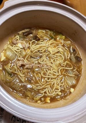 鍋の残りでカレーうどん-レシピのメイン写真