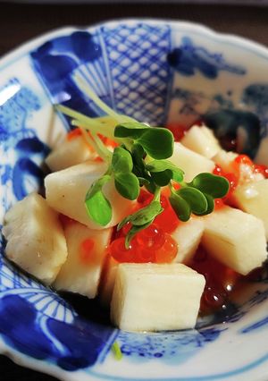 いくらと長芋の出汁醤油和え-レシピのメイン写真
