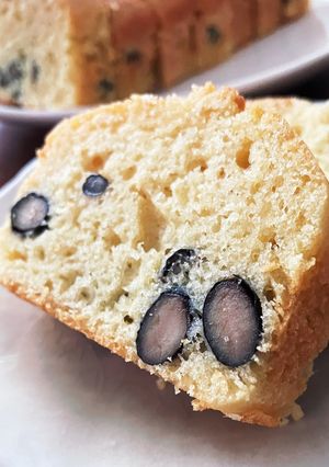 黒豆入りパウンドケーキ(コメ油使用)-レシピのメイン写真