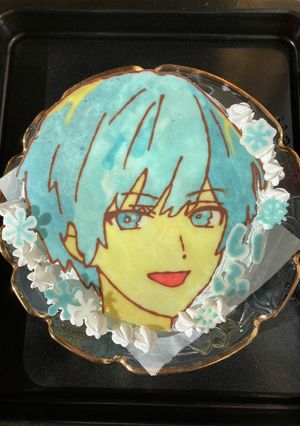 いれいすいふくんキャラチョコデコケーキ-レシピのメイン写真