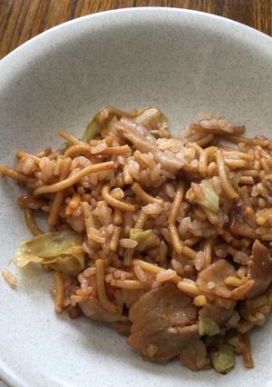 そば飯-レシピのメイン写真