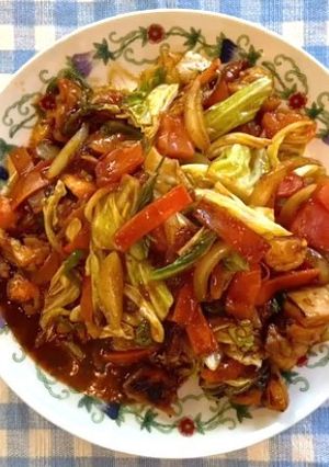 トマトタッカルビ（トマト給食）-レシピのメイン写真