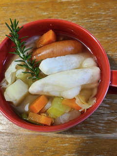 茅のや野菜だしで 時短簡単ポトフ 餅入り-レシピのメイン写真