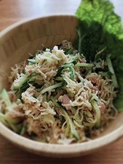 簡単副菜! 切り干し大根の梅ポン酢サラダ-レシピのメイン写真