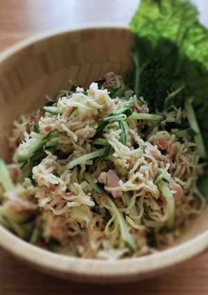簡単副菜!　切り干し大根の梅ポン酢サラダ-レシピのメイン写真