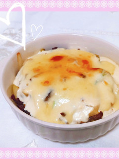 餅消費☆豆腐ホワイトソースの餅グラタン-レシピのメイン写真