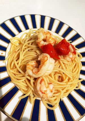 赤海老とプチトマトのパスタ-レシピのメイン写真