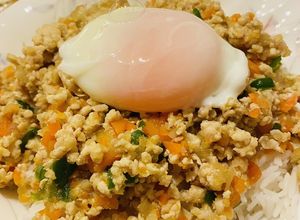 高タンパク低脂質!鶏胸挽肉ガパオライス-レシピのメイン写真