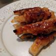 長芋とクレソンの豚巻き ~梅肉ソース~