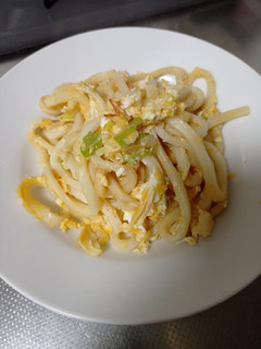 ネギと卵の焼うどん-レシピのメイン写真