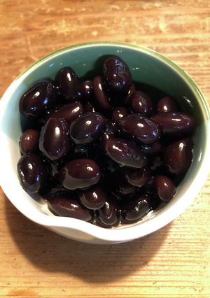 甘さ控えめ黒豆煮-レシピのメイン写真