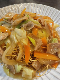長崎皿うどん(かた焼きそば)-レシピのメイン写真