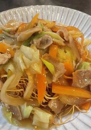 長崎皿うどん(かた焼きそば)-レシピのメイン写真