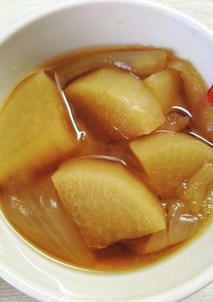 簡単 和食の1品に❁大根と玉ねぎの煮物❁-レシピのメイン写真