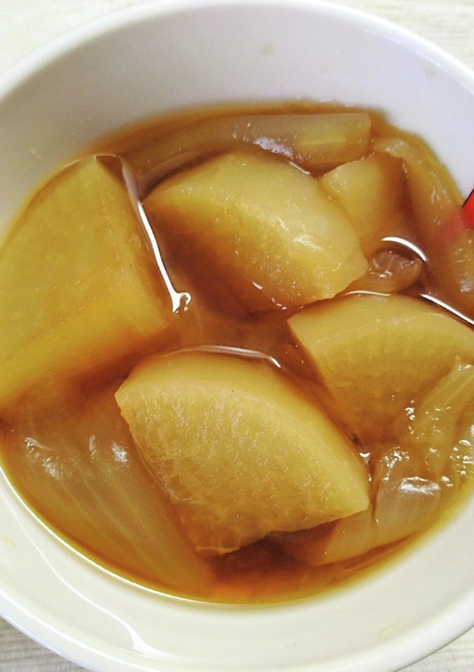 簡単 和食の1品に❁大根と玉ねぎの煮物❁-レシピのメイン写真