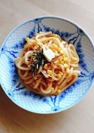 レンジ5分☆コク辛韓国屋台ポチャ麺☆-レシピのメイン写真