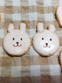 人参で天然ピンク色♡アイシングクッキー-レシピのメイン写真