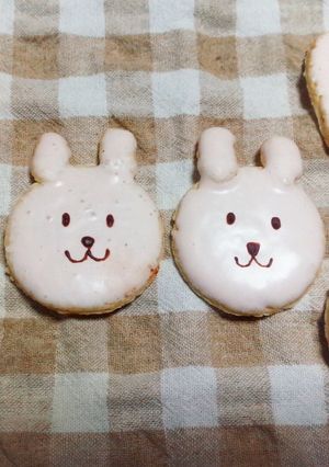 人参で天然ピンク色♡アイシングクッキー-レシピのメイン写真