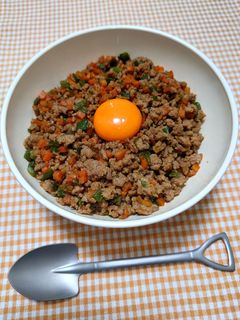 簡単☆お手軽カレーそぼろ丼♩-レシピのメイン写真