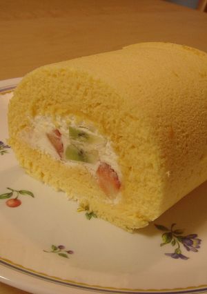 簡単ロールケーキ-レシピのメイン写真