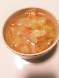 具だくさんコンソメスープ 簡単-レシピのメイン写真