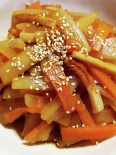 大根と人参とちくわの炒め煮-レシピのメイン写真