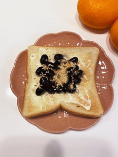 黒豆クリチトースト-レシピのメイン写真