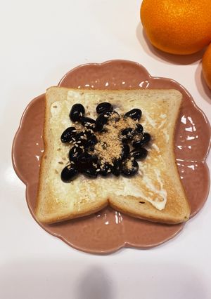 黒豆クリチトースト-レシピのメイン写真