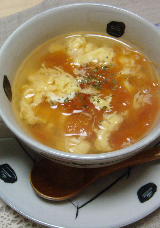 「やさしいお酢」でトマトのスープ♪-レシピのメイン写真