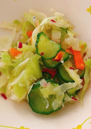 梅しらす和え☆給食メニュー-レシピのメイン写真
