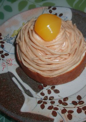 ロールケーキでモンブラン❤-レシピのメイン写真