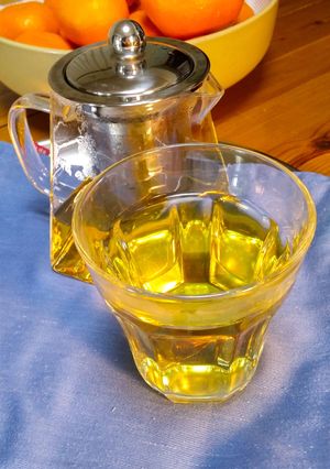 12*金色ドライ蜜柑の皮のホットドリンク-レシピのメイン写真