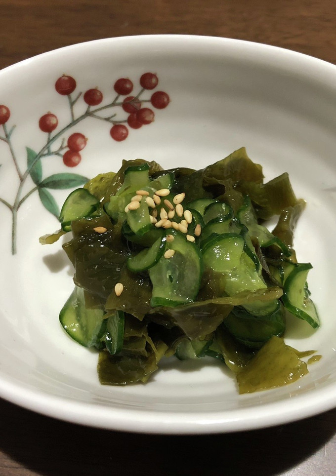 きゅうりとわかめの【酢の物】-レシピのメイン写真