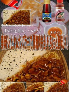 美味ドレとヤムナンプラーで豚焼肉弁当!-レシピのメイン写真