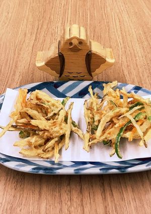 【大崎市】かみかみかき揚げ【学校給食】-レシピのメイン写真