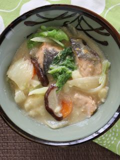 石狩鍋風すいとん-レシピのメイン写真