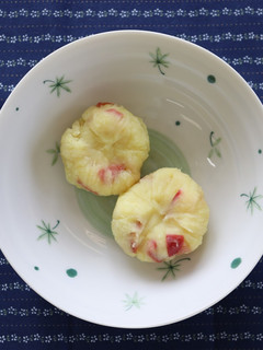 りんごとさつまいもの茶巾-レシピのメイン写真