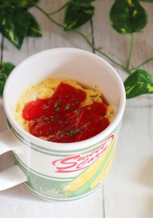 レンジで簡単オートミールチーズオムライス-レシピのメイン写真