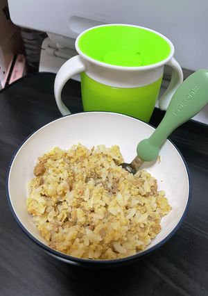 納豆チャーハン 〜幼児食〜-レシピのメイン写真