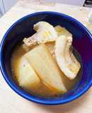 とろしみ大根と豚バラのピリ辛豆板醤煮