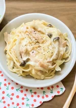 カルボナーラ-レシピのメイン写真