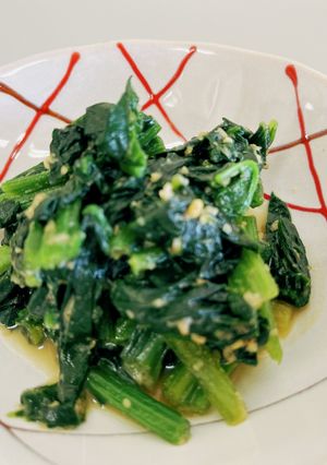 ほうれん草のごまみそあえ-レシピのメイン写真