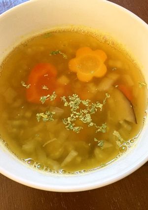 顆粒野菜だし　べジブロスで作る野菜スープ-レシピのメイン写真
