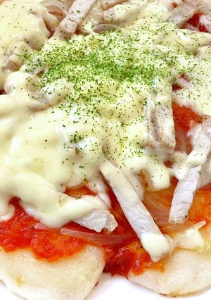 自家製トマトソースで!もちピザ-レシピのメイン写真